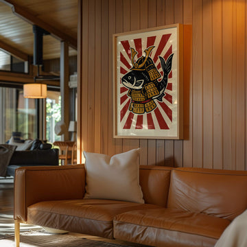 Koi Warrior Art Print wall - art - picture - poster