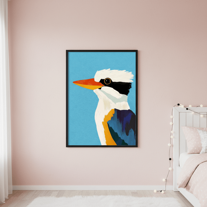 Kookaburra Blue by Henry Rivers wall - art - picture - poster