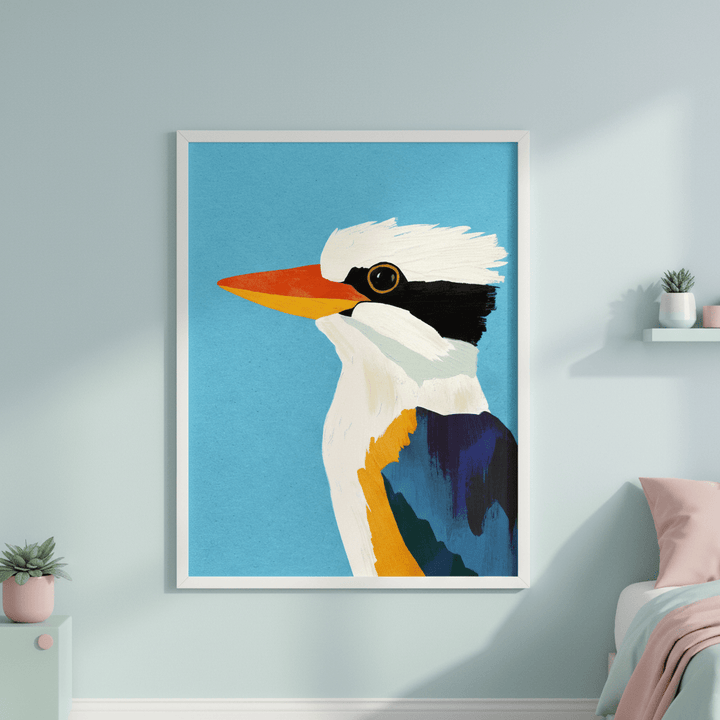 Kookaburra Blue by Henry Rivers wall - art - picture - poster