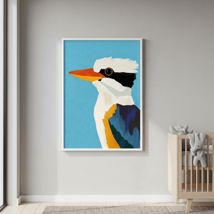 Kookaburra Blue by Henry Rivers wall - art - picture - poster
