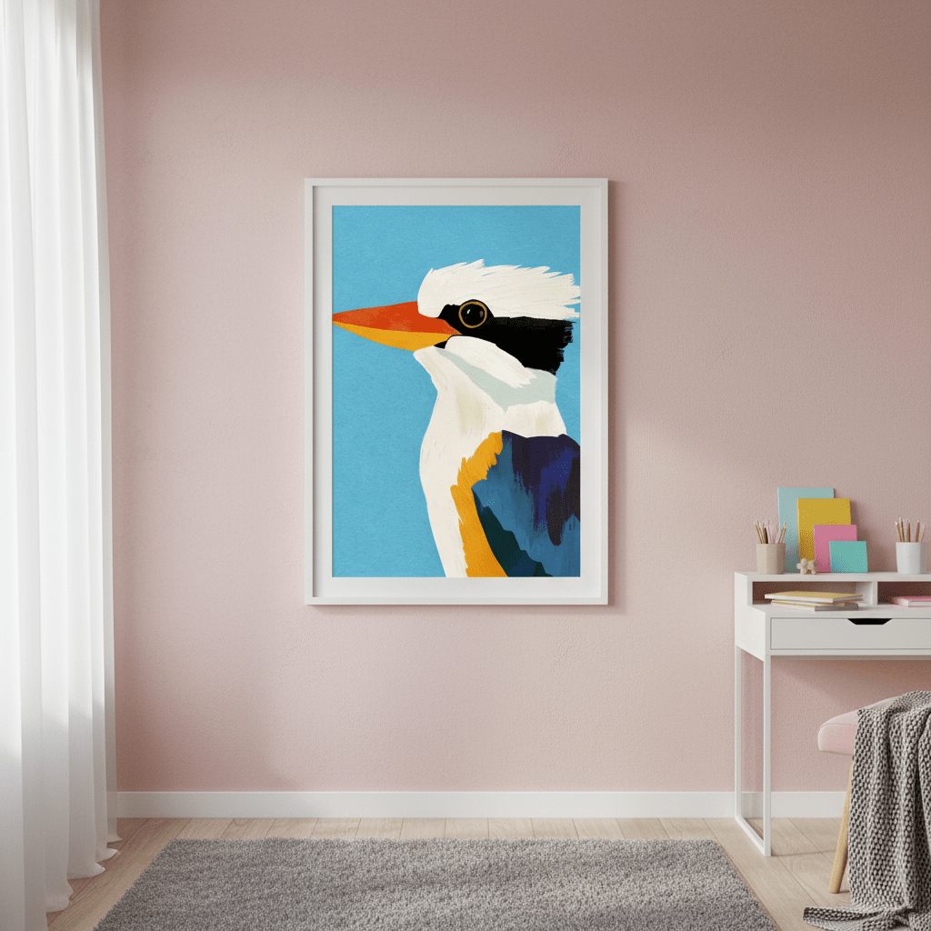 Kookaburra Blue by Henry Rivers wall - art - picture - poster