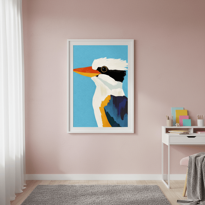 Kookaburra Blue by Henry Rivers wall - art - picture - poster
