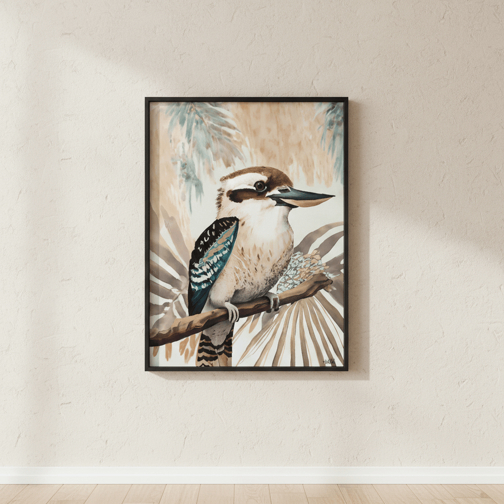 Kookaburra Palm by Inkheart Designs wall - art - picture - poster