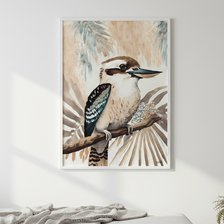 Kookaburra Palm by Inkheart Designs wall - art - picture - poster