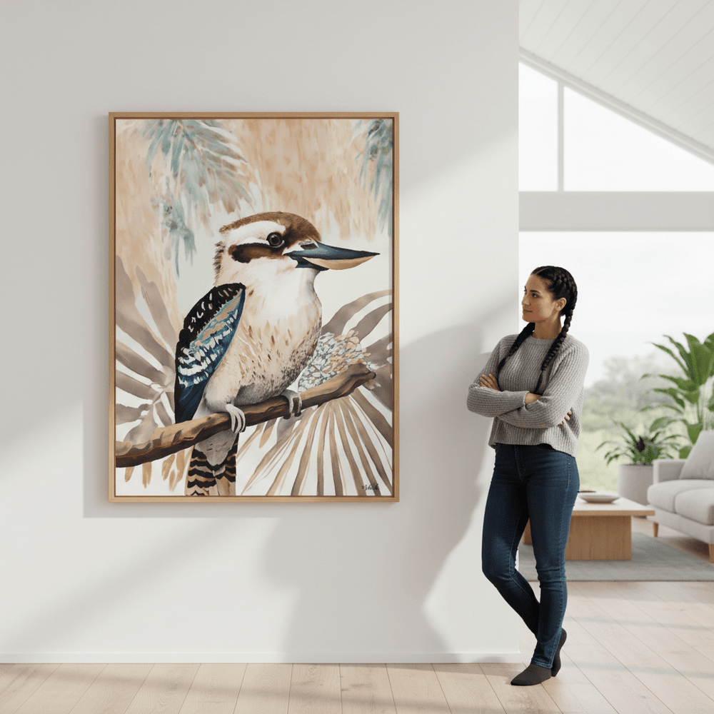 Kookaburra Palm by Inkheart Designs wall - art - picture - poster