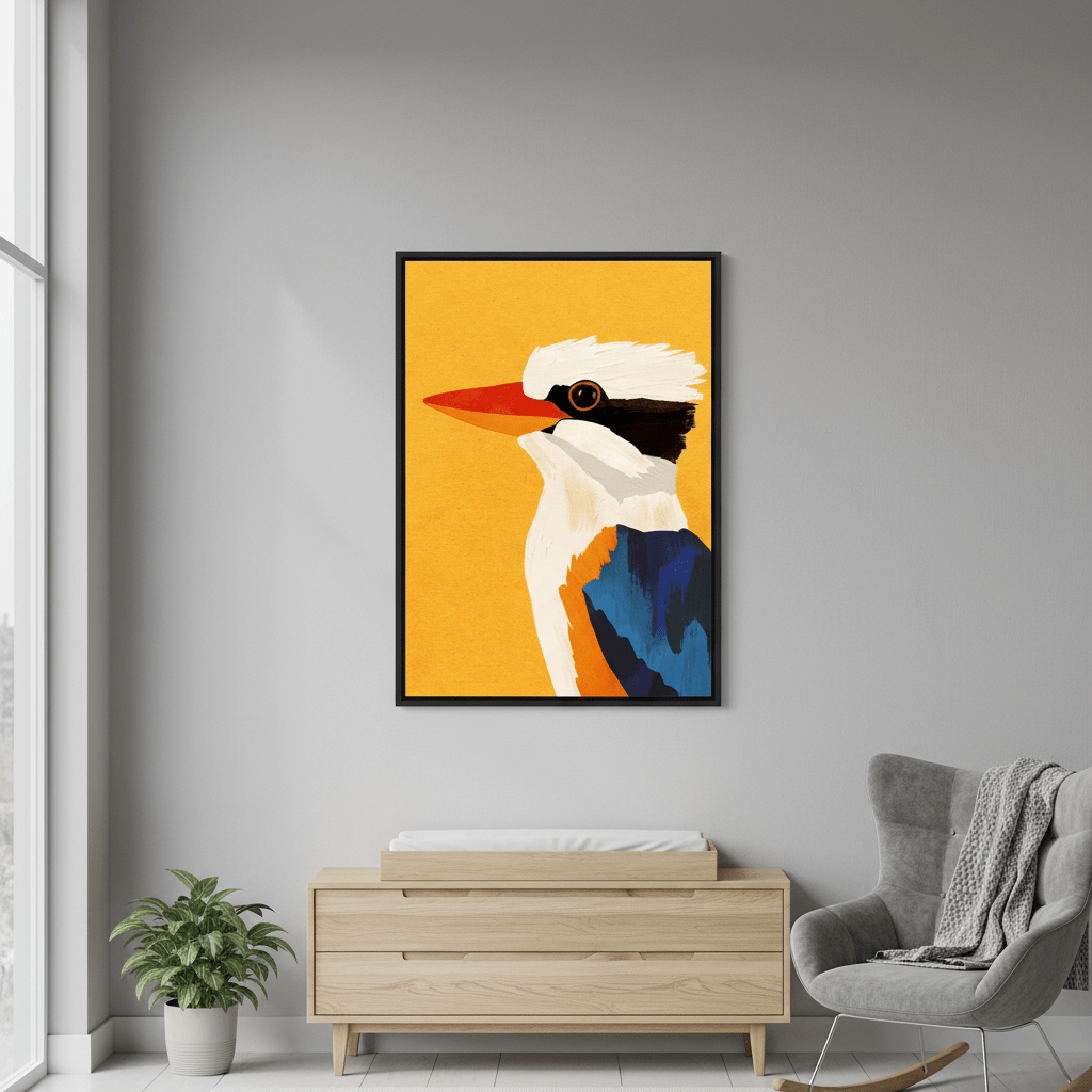 Kookaburra wall - art - picture - poster
