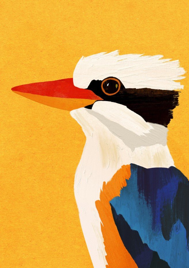 Kookaburra wall - art - picture - poster