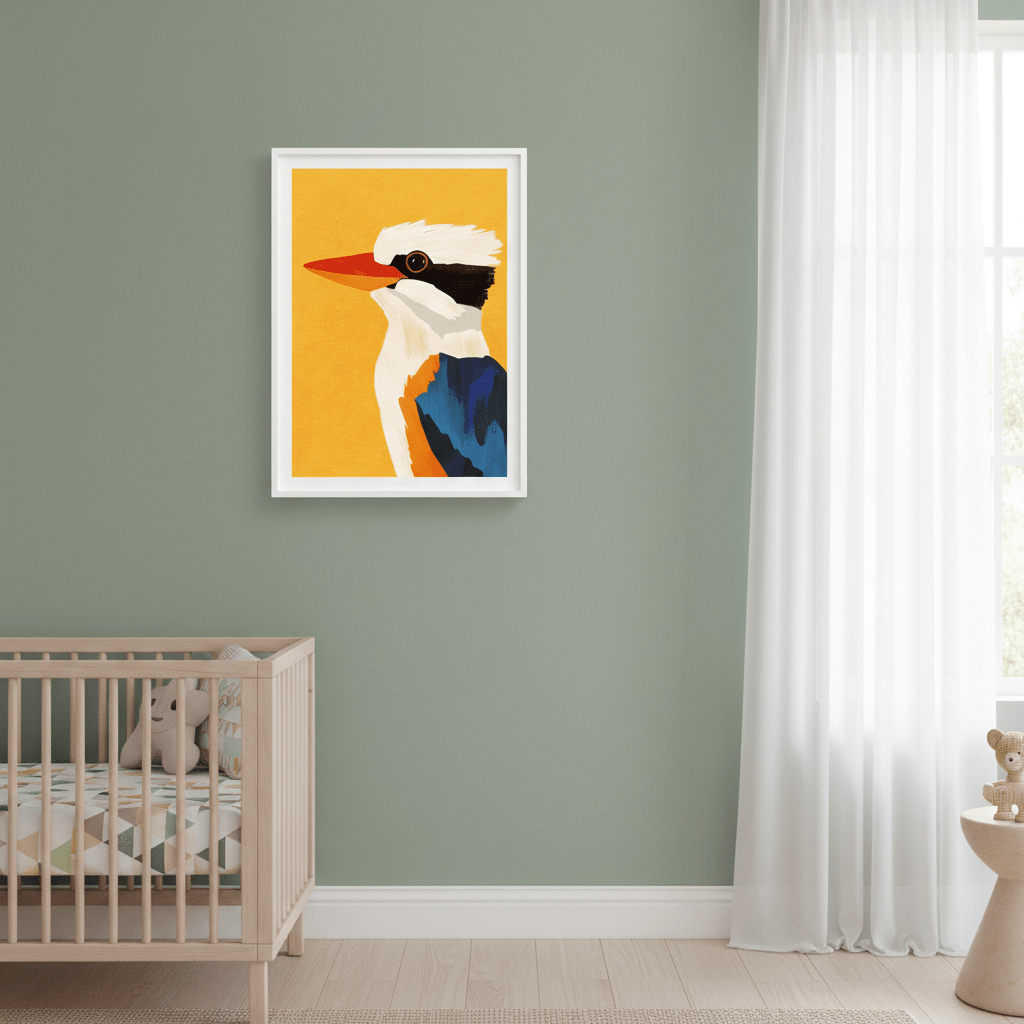 Kookaburra wall - art - picture - poster