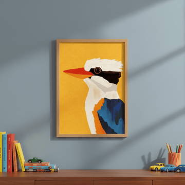 Kookaburra wall - art - picture - poster
