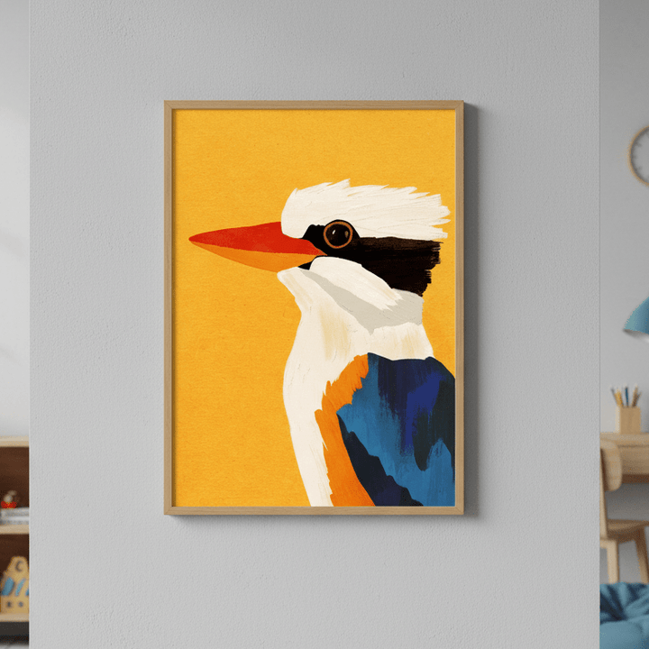 Kookaburra wall - art - picture - poster