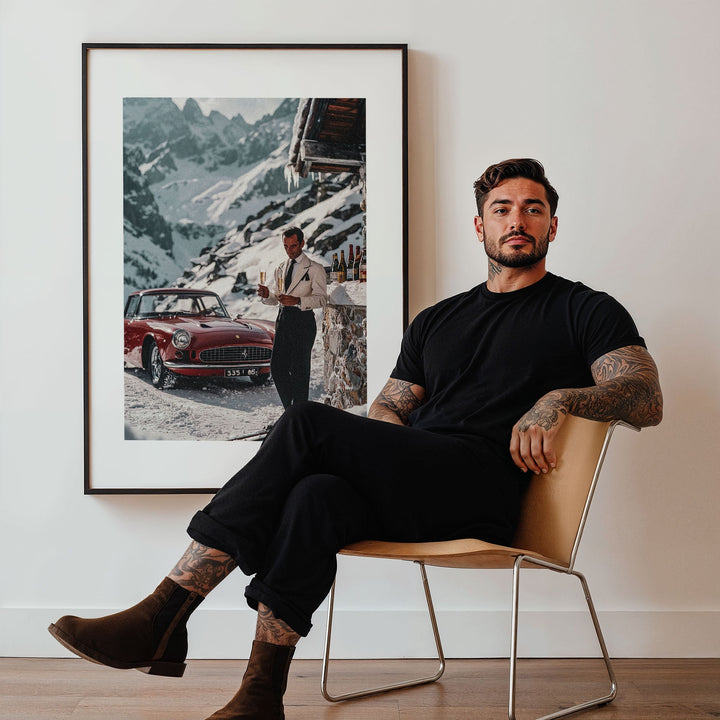 La Dolce Vita Apres Ski Elegance wall - art - picture - poster