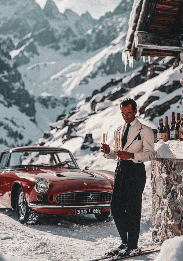 La Dolce Vita Aspres Elegance Slim Aarons Inspired Vintage Photography Wall Art frame