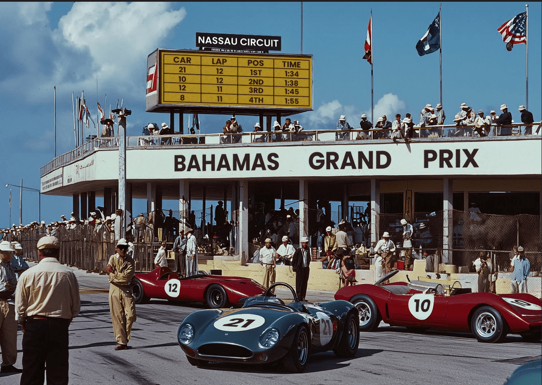 La Dolce Vita Bahamas Grand Circuit Wall Art,frame