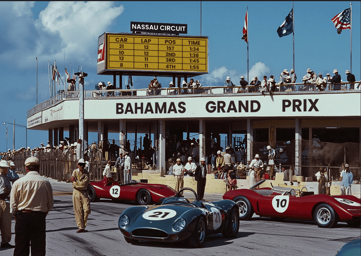 La Dolce Vita Bahamas Grand Circuit Wall Art,frame