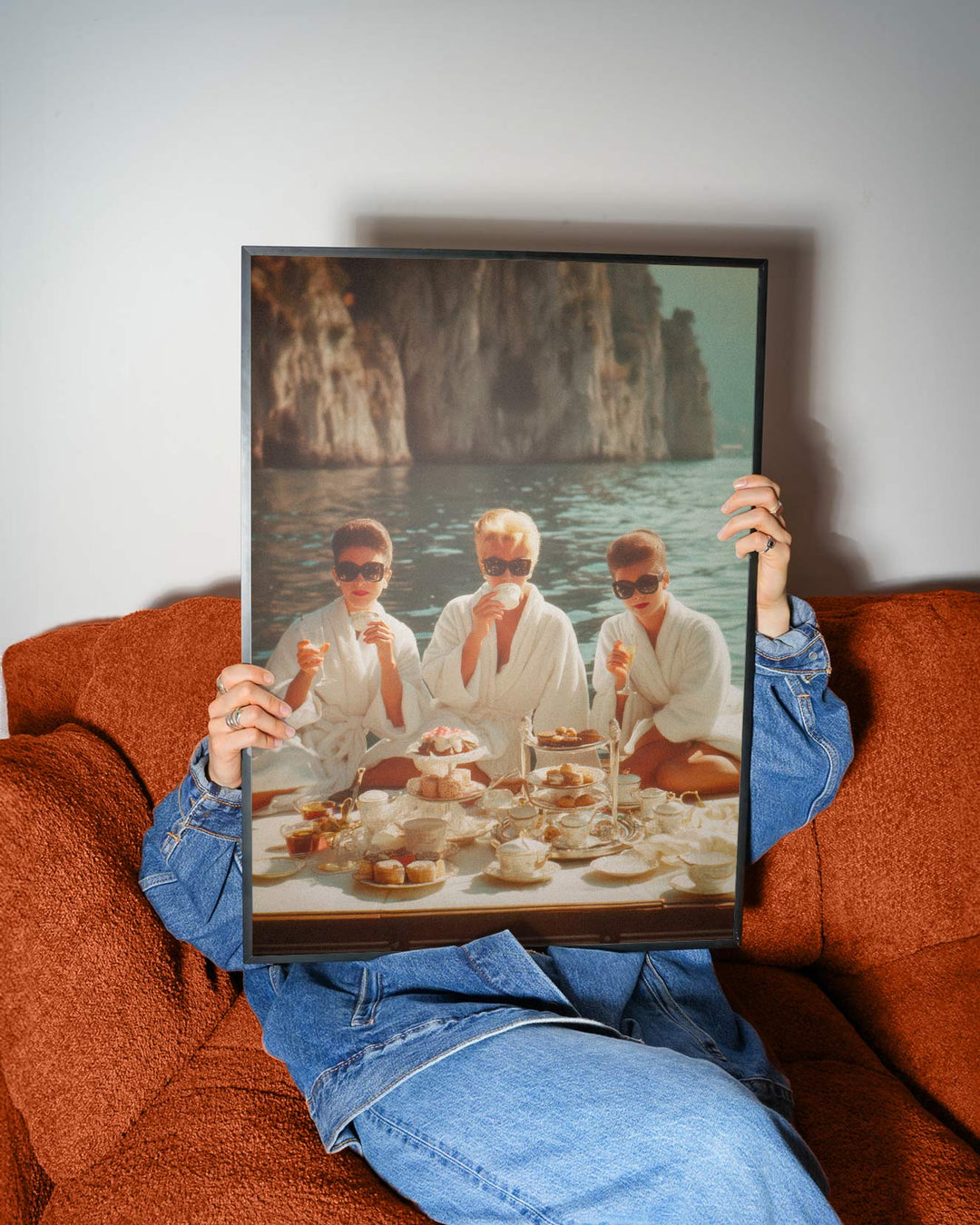 La Dolce Vita Breakfast at Tiffanys Amalfi wall - art - picture - poster