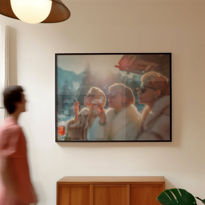 La Dolce Vita in the Alps wall - art - picture - poster