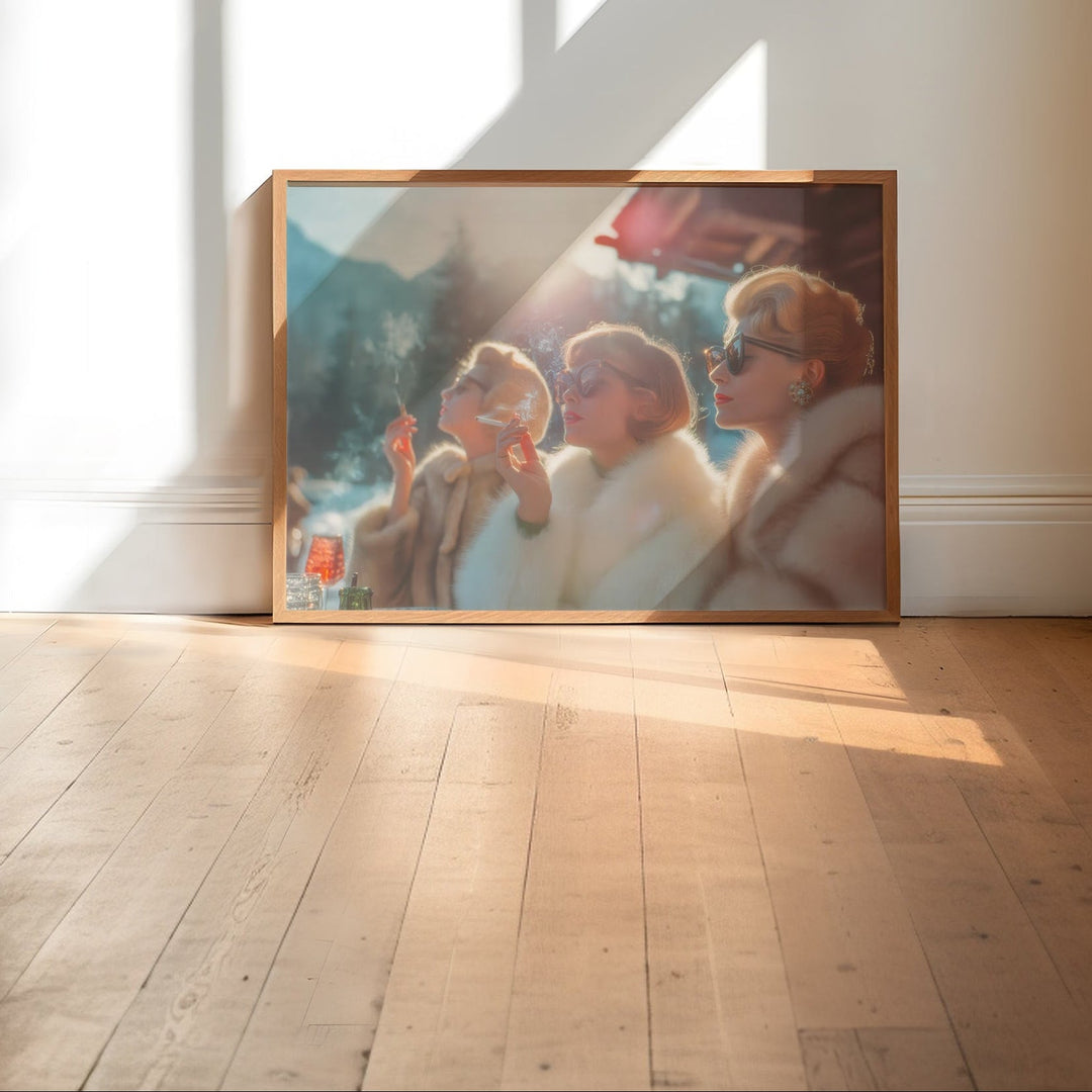 La Dolce Vita in the Alps wall - art - picture - poster