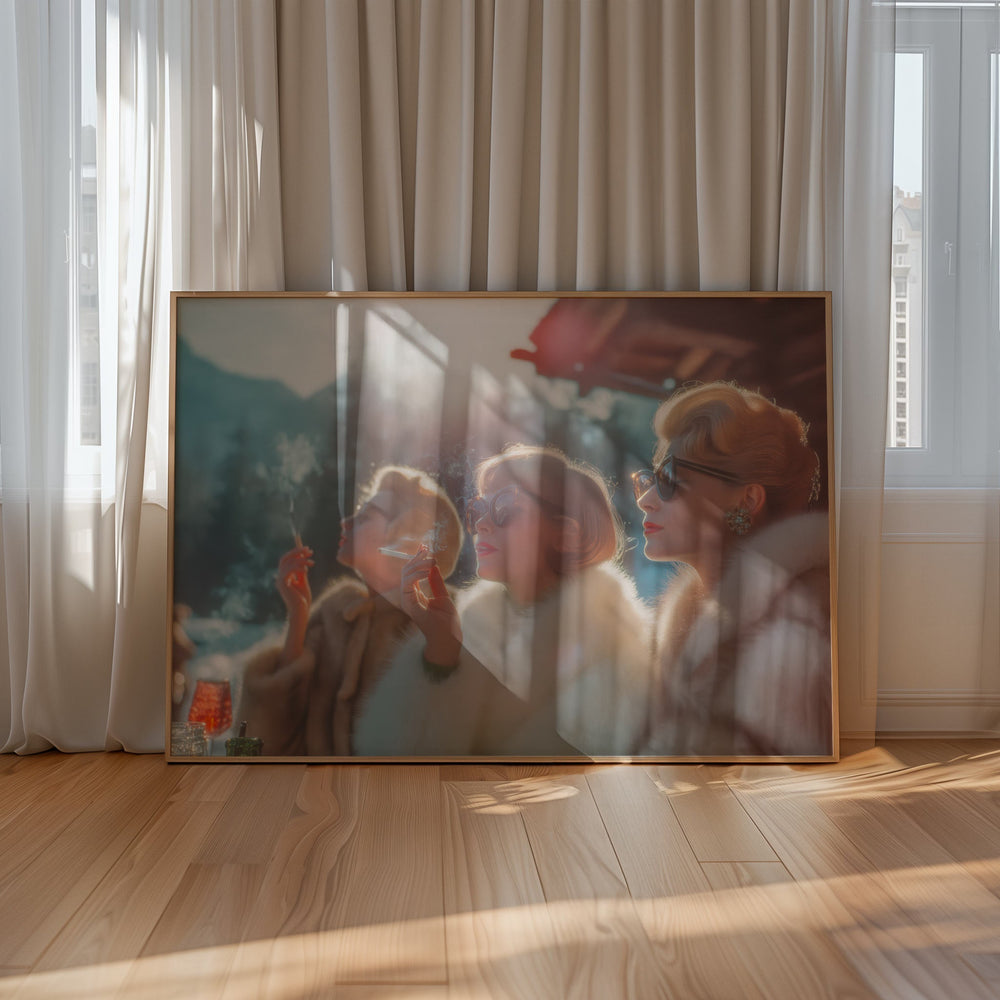 La Dolce Vita in the Alps wall - art - picture - poster