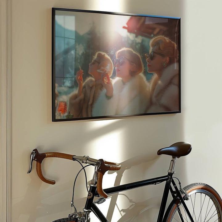 La Dolce Vita in the Alps wall - art - picture - poster