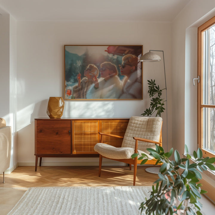La Dolce Vita in the Alps wall - art - picture - poster