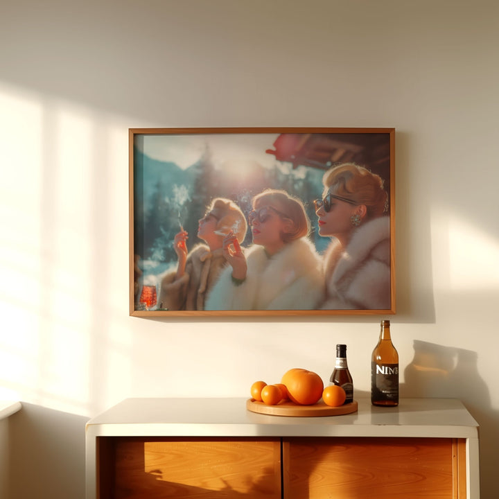 La Dolce Vita in the Alps wall - art - picture - poster
