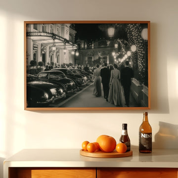 La Dolce Vita Noir Theatre wall - art - picture - poster