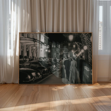 La Dolce Vita Noir Theatre wall - art - picture - poster