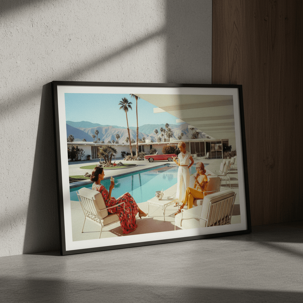 La Dolce Vita Poolside Spilling the Tea wall - art - picture - poster