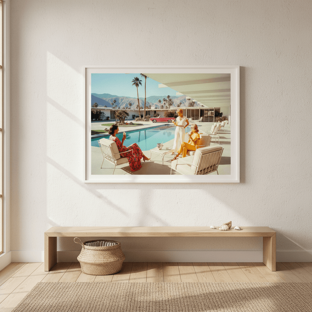 La Dolce Vita Poolside Spilling the Tea wall - art - picture - poster