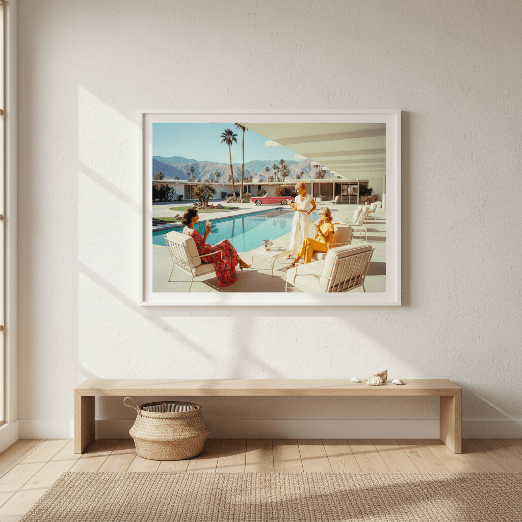 La Dolce Vita Poolside Spilling the Tea wall - art - picture - poster