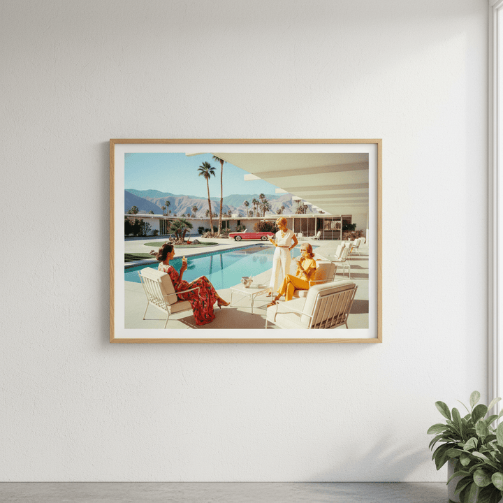 La Dolce Vita Poolside Spilling the Tea wall - art - picture - poster