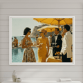 La Dolce Vita Riviera Poolside Affair wall - art - picture - poster