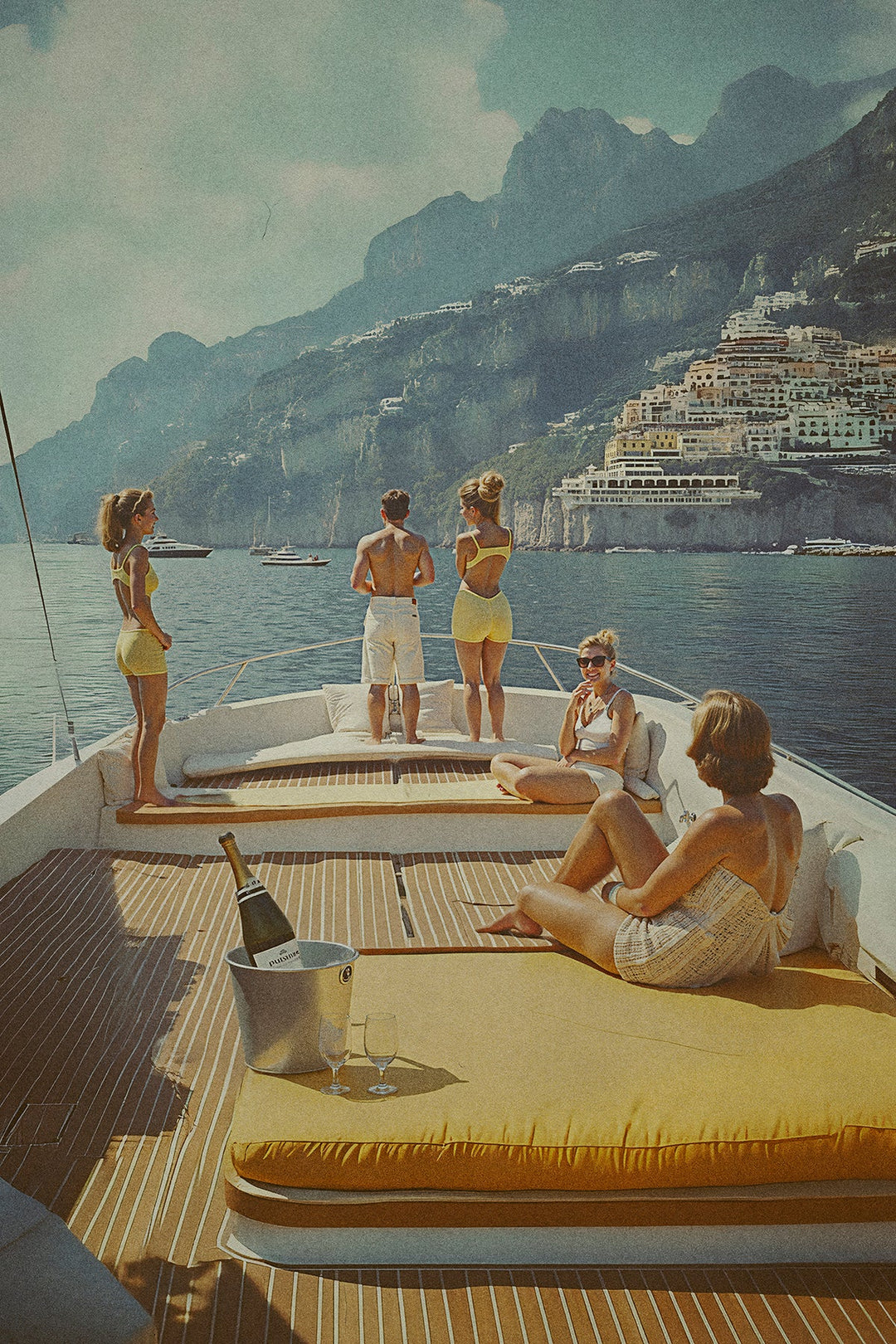 La Dolce Vita Sailing Amalfi Photograph - Style My Wall