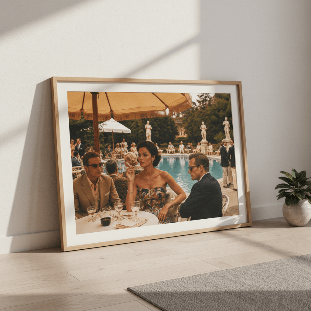 La Dolce Vita Societe Club wall-art-picture-poster