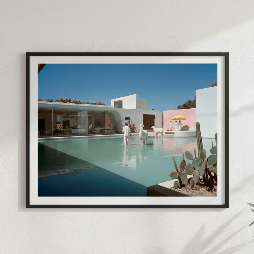 La Dolce Vita Stillness in Pastel wall - art - picture - poster