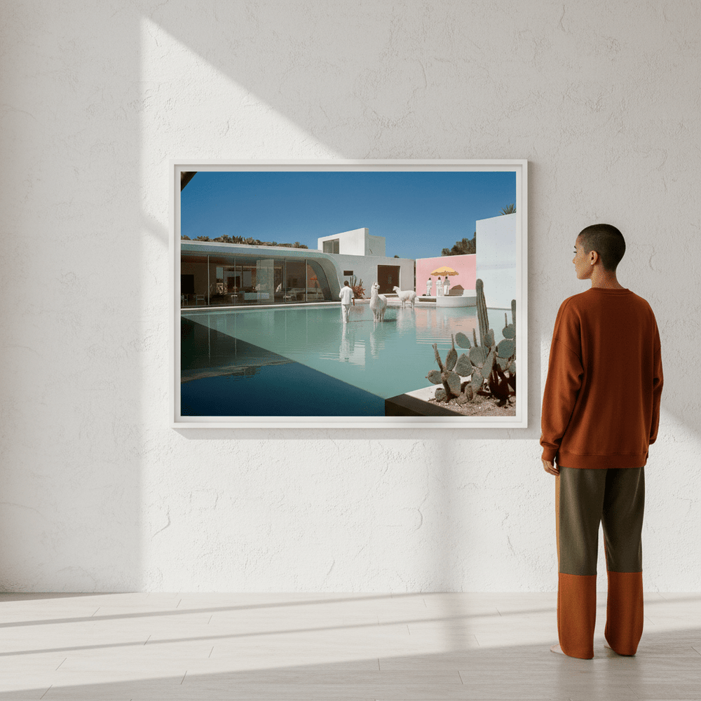 La Dolce Vita Stillness in Pastel wall - art - picture - poster