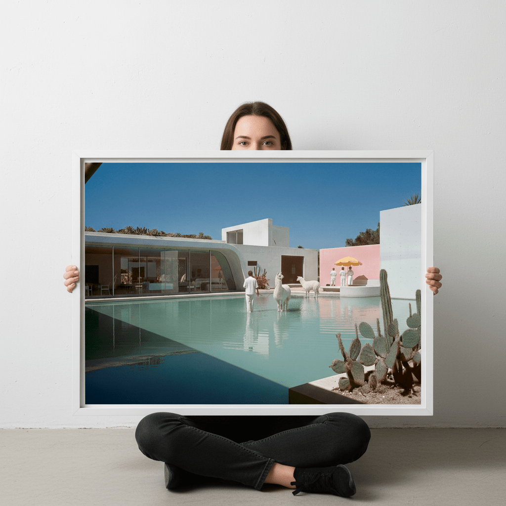 La Dolce Vita Stillness in Pastel wall - art - picture - poster