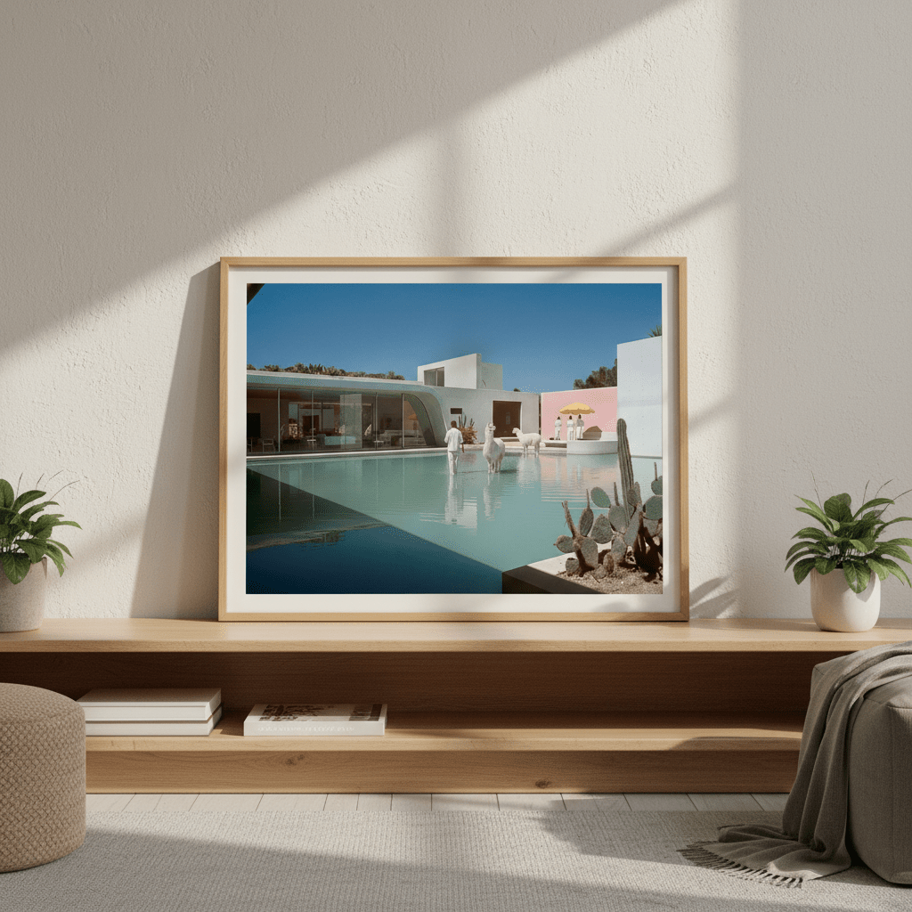 La Dolce Vita Stillness in Pastel wall - art - picture - poster