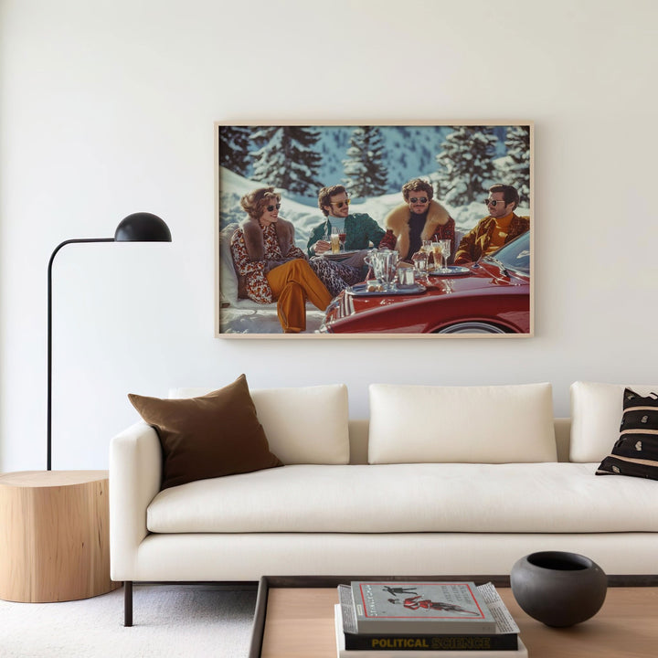 La Dolce Vita Swiss Alps Social Call,livingroom,timber border