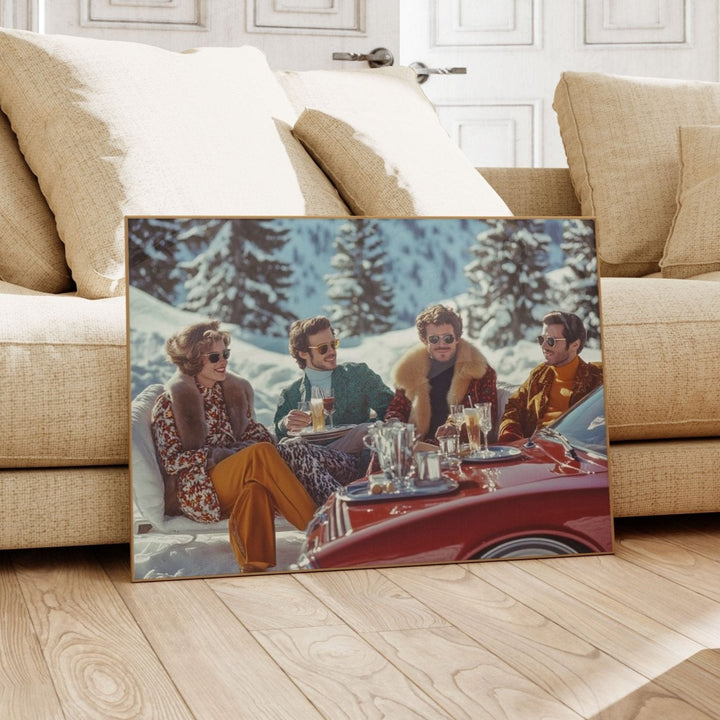 La Dolce Vita Swiss Alps Social Call,livingroom,timber border