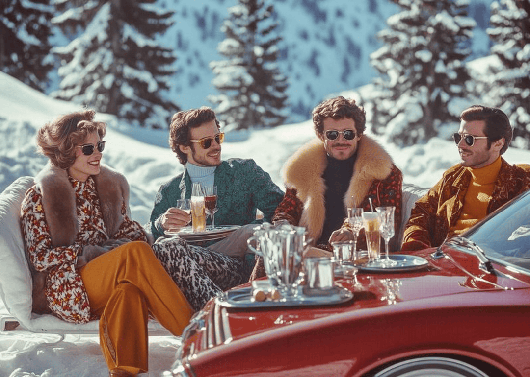 La Dolce Vita Swiss Alps Social Call,frame