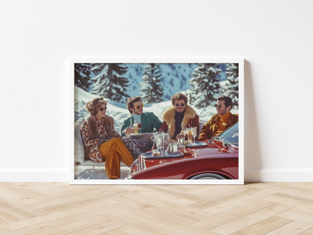 La Dolce Vita Swiss Alps Social Call,livingroom,timber border