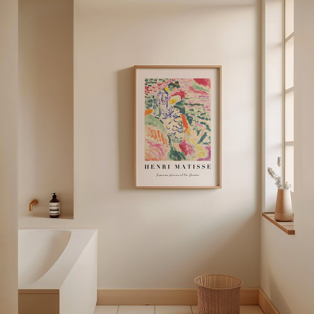 La Japonaise Woman Beside the Water by Henri Matisse - Style My Wall