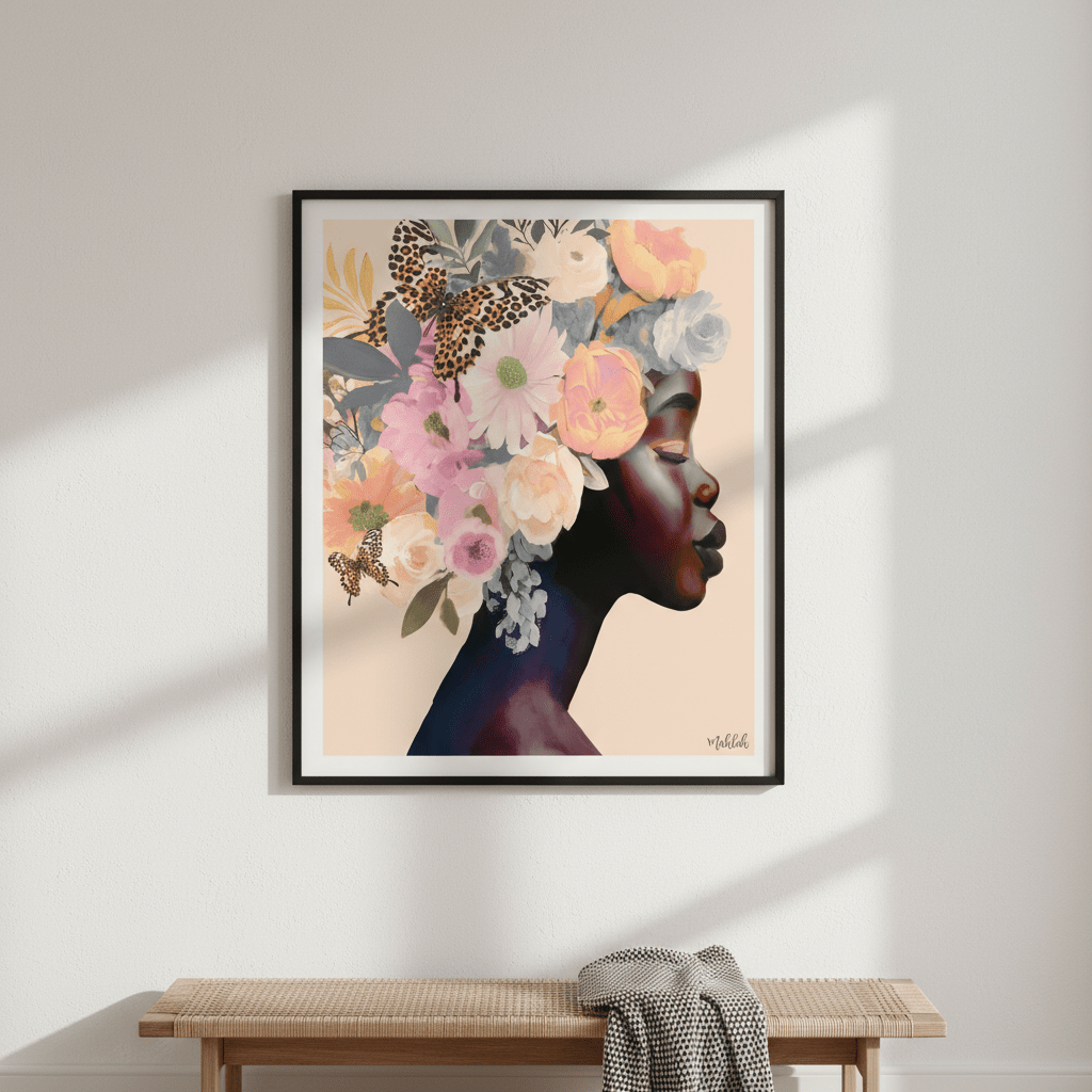 Lady B by Inkheart Designs wall - art - picture - poster
