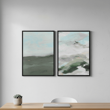 Land and Sky Landscape Duo by Josephine Wianto wall - art - picture - poster