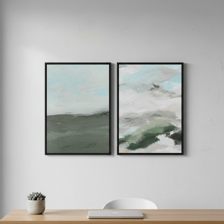Land and Sky Landscape Duo by Josephine Wianto wall - art - picture - poster