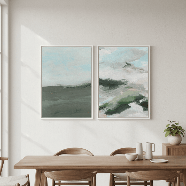 Land and Sky Landscape Duo by Josephine Wianto wall - art - picture - poster