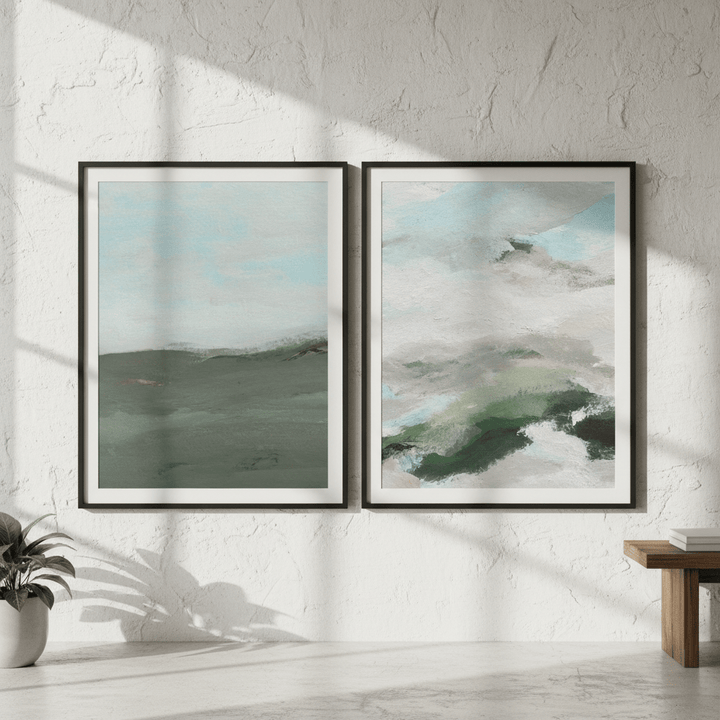 Land and Sky Landscape Duo by Josephine Wianto wall - art - picture - poster