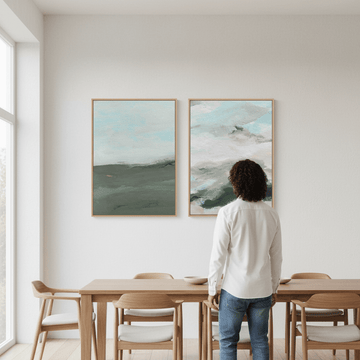 Land and Sky Landscape Duo by Josephine Wianto wall - art - picture - poster