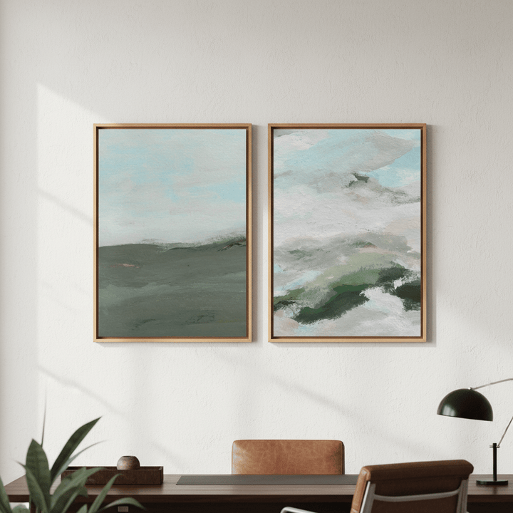 Land and Sky Landscape Duo by Josephine Wianto wall - art - picture - poster